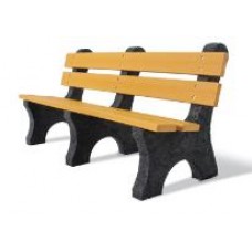 6 foot Recycled Cedar Bench 2x6 Planks Portable