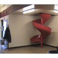 Firemans Aluminum Slide Chute for 10 foot Deck Height Spiral Slide