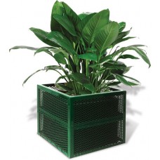 24 Inch Square X 18 Inch High Perforated Planter