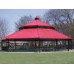 Octagon Shelter Double Tier All Steel 24 ga Precut Metal Roof 54 foot