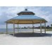 Hexagon Shelter Two Tier Steel 24 ga TG Deck 29 ga metal roof 32 ft