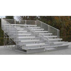 4 Row 19 foot Luxury Galvanized Frame Bleacher