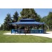 Four Side Shelter Double Tier TG Deck 29 ga Metal Roof Square 16 foot