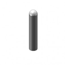 8 Rd Bollard 4 Foot Inground Powder Coated