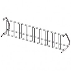 Grid BIKE RACK SINGLE SIDE 9 foot foot LONG 9 foot capacity