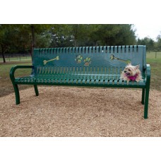 6 Foot Doggie Bench With Arms DL-95456