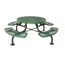 46 inch ROUND ADA SPAN LEG TABLE DIAMOND INGROUND