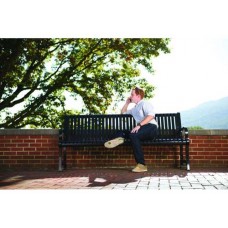 4 Foot Charleston Bench With Back Wave