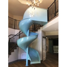 Aluminum Spiral Slide Chute for 10 foot Deck Height