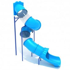 12 Foot Deck Spiral Tube Slide