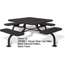 46 inch OCTAGON TABLE PERFORATED IN GROUND PC FRAME