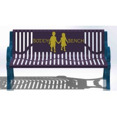 5 foot Classic Bench Portable Surface Mount Kind Kids Buddy Bench Design