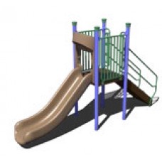 Single Slide 3 foot deck FREESTANDING