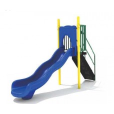 4 foot Free Standing Single Wave Slide