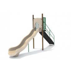 5 foot Free Standing Single Wave Slide