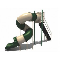 8 foot Free Standing Spiral Tunnel Slide