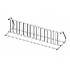 BOONE BIKE RACK DOUBLE SIDE 9 foot LONG Powder Coated 18 capacity