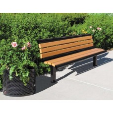 Arches CEDAR RECYCLED PLASTIC 4 foot CANTILEVER BENCH INGROU