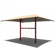 8.6  Single Post Swing Frame with 20 foot Shade 1 Bay