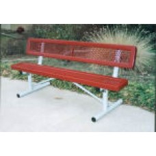 Regal Style Bench B6WBRCSM 6 foot with back surface mount