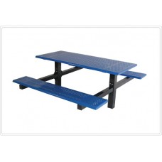 Cantilever Picnic Table with 4 inch Square Tubing 46 inch Beveled