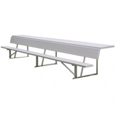 21 foot Players Bench with Shelf