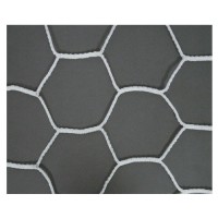 2 tone Hex Soccer net Black White