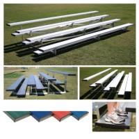 4 Row 21 foot Low Rise Pref. Bleacher