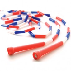 9 foot Segmented Skip Rope Red White Blue