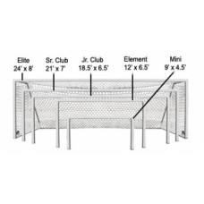 24 foot x 8 foot Competition Portable Aluminum 128 Goal Pair