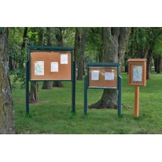 Medium Message Center Recycled Plastic Two Side no Post