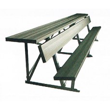 15DSBPBA 15 foot Double Shelf Back Bench