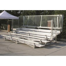 5 Row 27 Foot Galvanized Steel Frame Bleacher