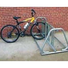 A Style Bike Rack 5 Foot Galvanized 8 Space