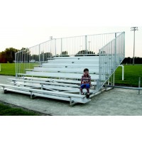 8 Row 15 Foot Aluminum Frame Bleacher
