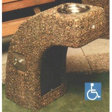 CHFFBC Accessible Drinking Water Fountain Concrete  Bowl
