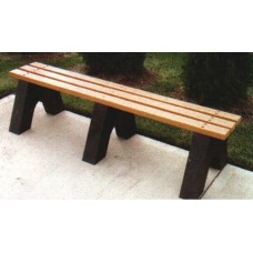 JPSB63 Recycled Plastic Bench 6 foot 3 leg