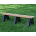 JPSB83 Recycled Plastic Bench 8 foot 3 leg