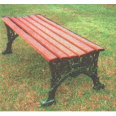 RBBP60 Backless Renaissance Plantation Bench 5 foot White Oak