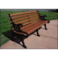 RBP60RP Renaissance Plantation Bench 5 foot Recycled Slats