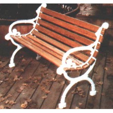 VBS48RP Victorian Bench 4 foot Recycled Slats