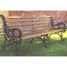 WBLF80RP Woodland Longfellow Bench 80 inch Recycled Planks