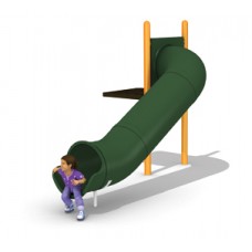 Tube Slide 24 inch diameter 60 inch deck height 90 Degree Right