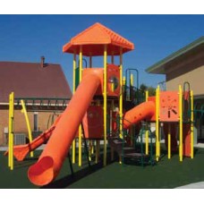 Straight Tube Slide 24 inch diameter 84 inch deck height